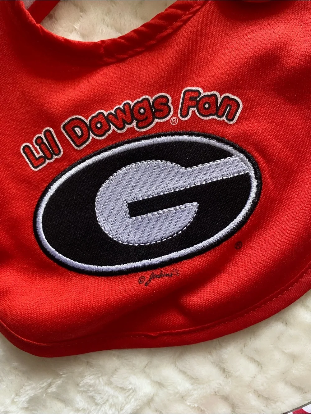 Georgia Bulldogs Baby Bibs & Hair Ties 4-Piece Set